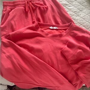 Double Zero Vibrant Coral Lounge Set